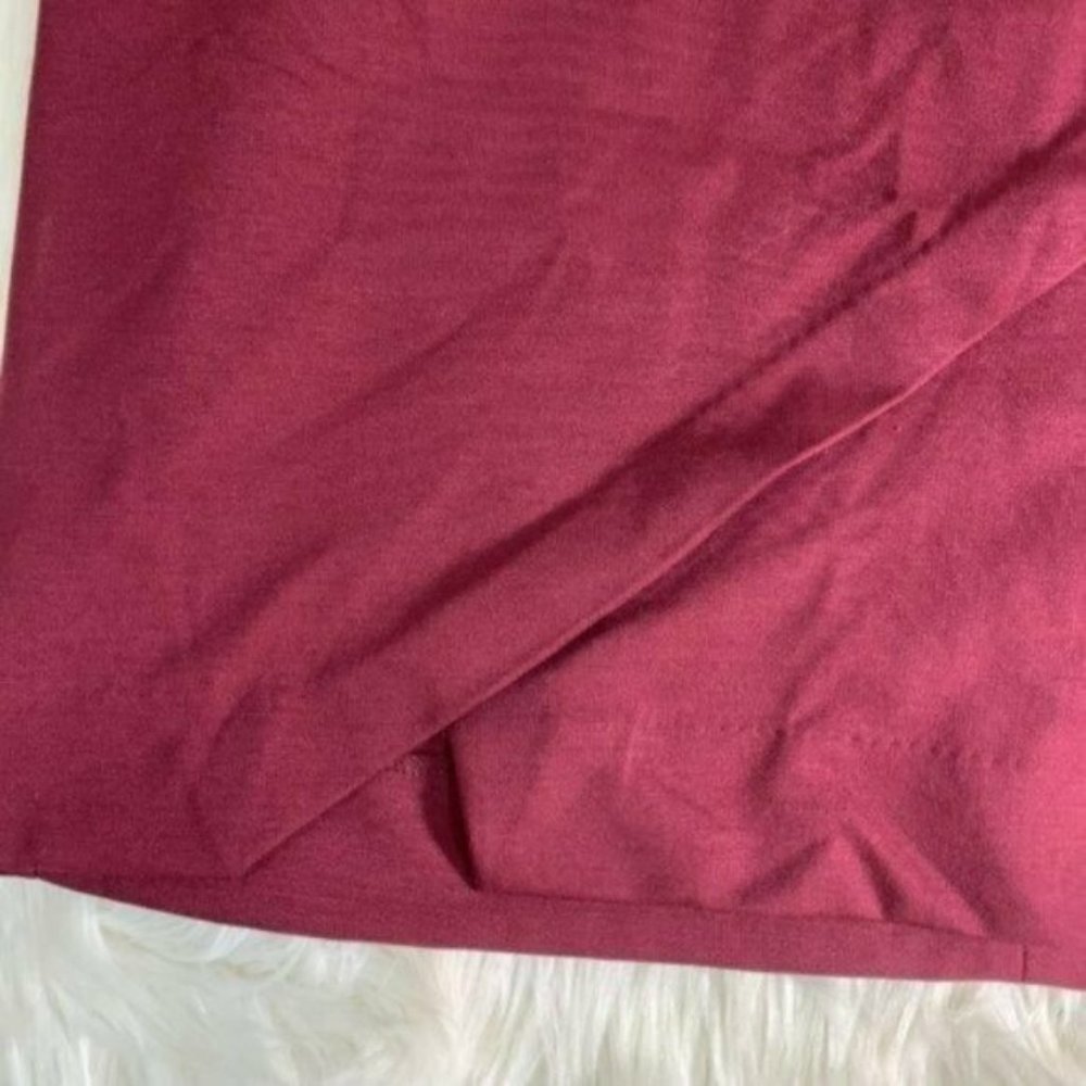 Metaphor Plus Size 14 A Line Wine Colored Skirt Co